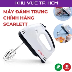 🌟BẢO HÀNH 1 ĐỔI 1🌟 Máy đánh trứng cầm tay 7 tốc độ SCARLETT - Công suất 180w