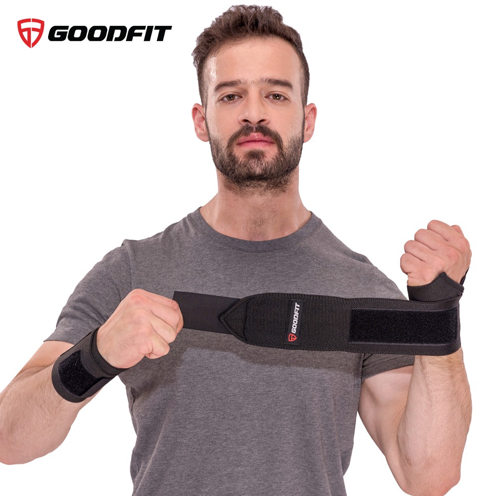 Ảnh Băng quấn cổ tay tập gym, boxing bảo vệ cổ tay, trợ lực khớp GoodFit GF301W 2
