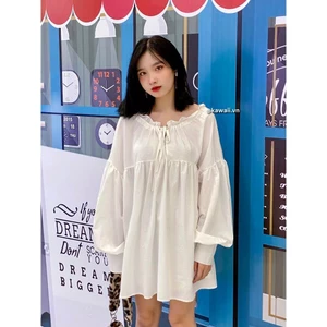 Áo MORI SHIRT dáng rộng xịn xịn như gái Nhật Kawaii Viet Nam (Ảnh thật shop tự chụp)