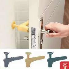 ⭐ SALE ⭐ Bọc Tay Nắm Cửa Bằng Silicon Có Cốc Hút Chống Va Đập , Chống Trầy Xước TƯờng An Toàn Tiện Lợi