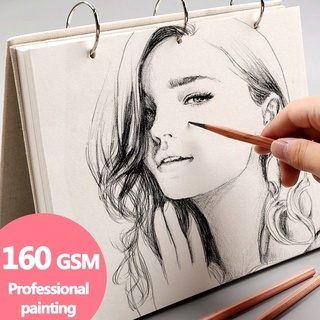 Sổ tay bìa vải lanh cứng 120 trang 160 gsm hai kích thước tùy chọn (có bán lẻ trang giấy)