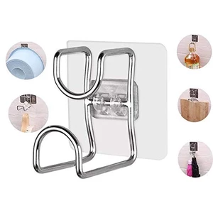 Móc treo đồ gắn tường không cần khoan tiện dụng cho nhà tắm / nhà bếp