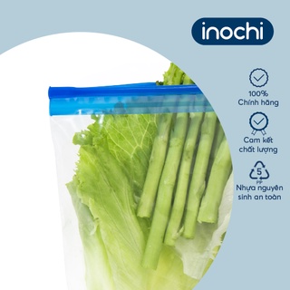 Túi Zipper Đa Năng Inochi - Shinshen: Nhựa PE, Kháng Khuẩn, Đáy Mở Rộng, Khoá Kéo Chắc Chắn, An Toàn