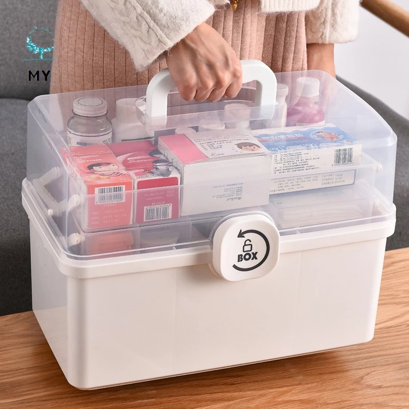Hộp Đựng Thuốc Y Tế Cứu Thương Nhiều Tầng