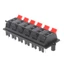 Niki 12 Cách 2 Hàng Đẩy Phát Hành Đầu Nối Dải Khối Tấm Loa Stereo Terminal