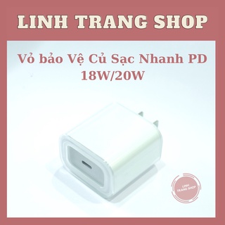 Vỏ Bọc Bảo Vệ Củ Sạc Nhanh PD 18W/20W, Chất Liệu Silicon Trong Suốt