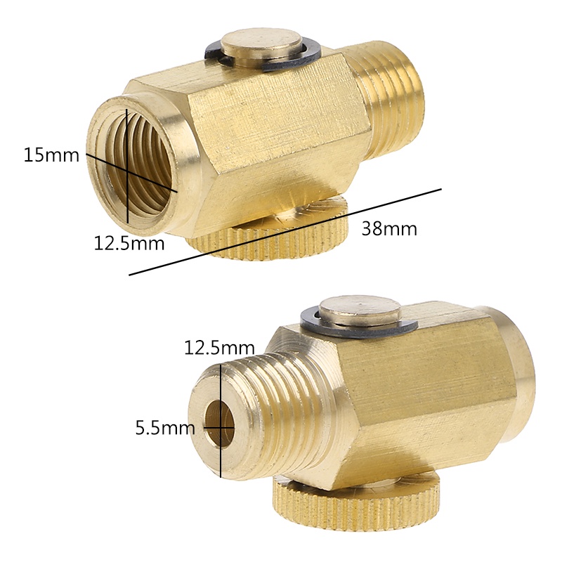 Van điều chỉnh áp suất khí nén 1/4'' NPT bằng đồng thau