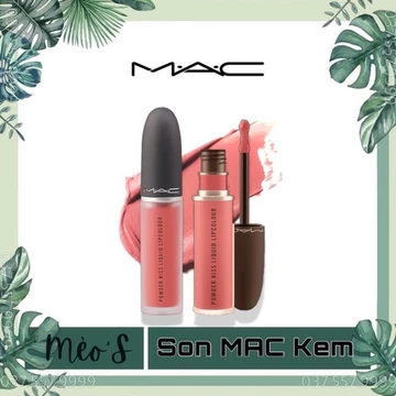 [𝗚𝗢𝗠 𝗦𝗔𝗟𝗘] Son Mac Kem, Mac Powder Kiss Liquid Lipcolour, BST Son Kem Lì Mac Chính Hãng New