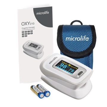 Máy Đo Nồng Độ Oxi Trong Máu Và Nhịp Tim MICROLIFE OXY 210 New Thương Hiệu Thụy Sĩ Bảo Hành 24 Tháng