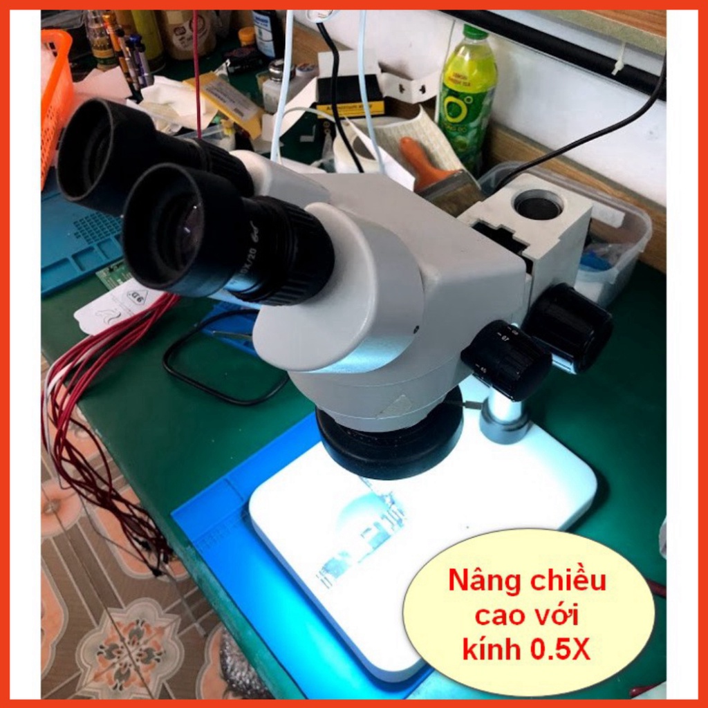 Ống kính nâng chiều cao kính hiển vi RELIFE M-21 0.5X tăng khoảng cách, mở rộng vùng quan sát
