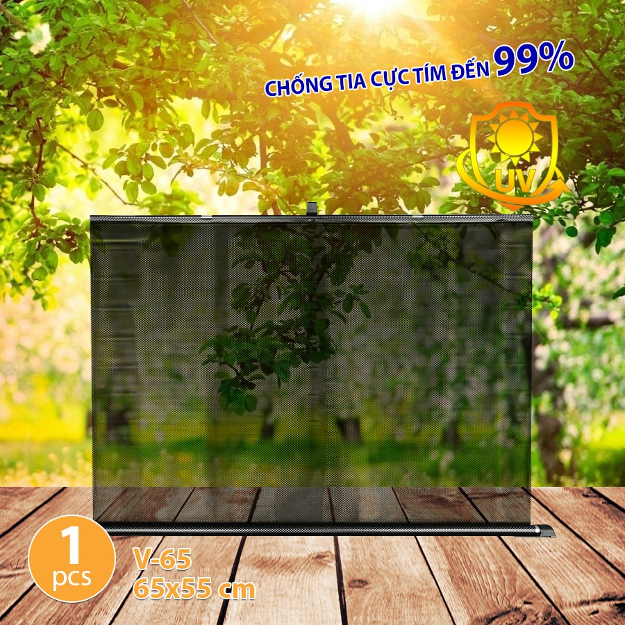 Che Nắng Ô Tô Cuộn Thông Minh CIND V65 (65x55 cm)