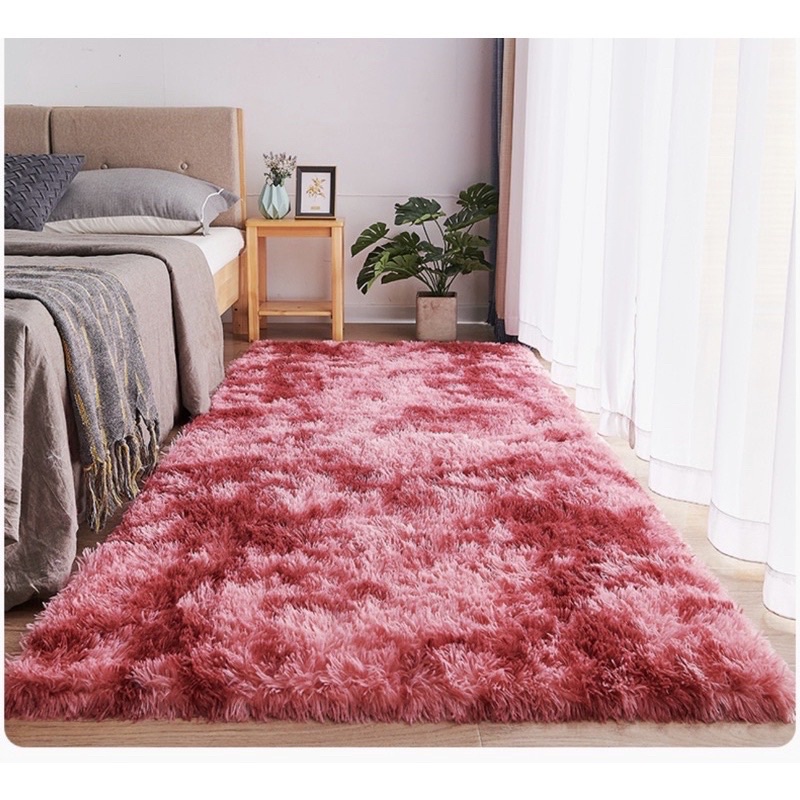 Thảm lông trải sàn - Thảm lông loang lót sàn 80cm x 160cm
