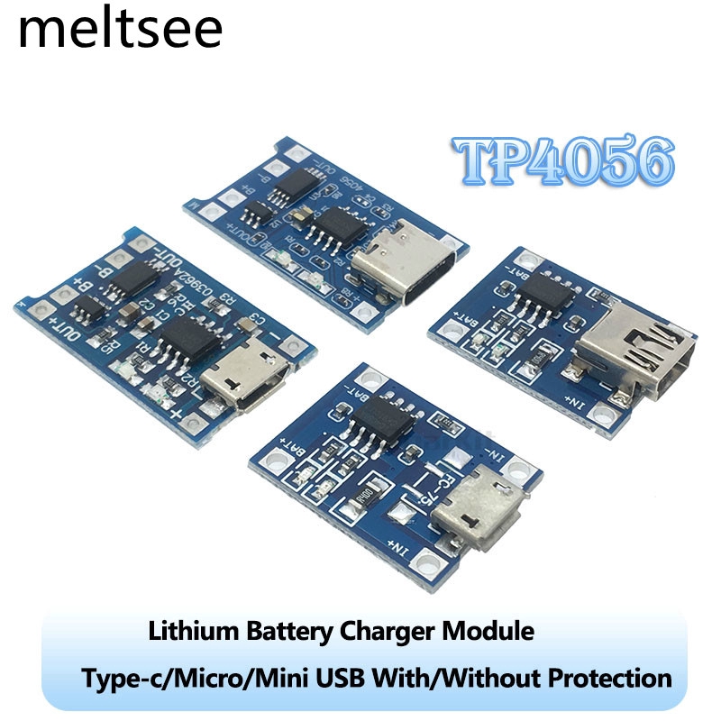 Mô Đun Sạc Pin Lithium Cổng Type-c/Micro/Mini USB 5V 1A 18650 TP4056 Với Chức Năng Bảo Vệ Kép 1A Li-ion