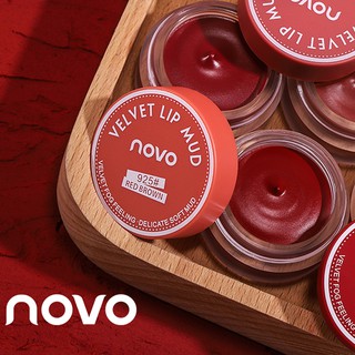 Son Môi NOVO Dạng Thạch Chống Thấm Nước Dưỡng Ẩm Mềm Mượt Cho Đôi Môi Mịn Màng NO.546