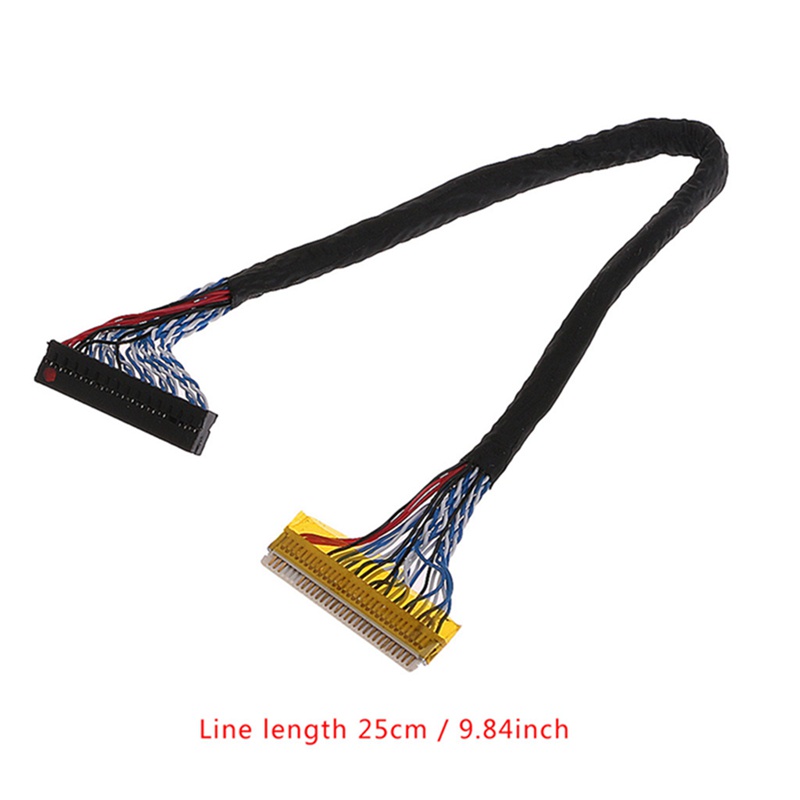 RR 8 Bit LVDS Cáp FIX-30 Pin 2ch Cho 17-26inch LCD LED Bảng Điều Khiển 25cm