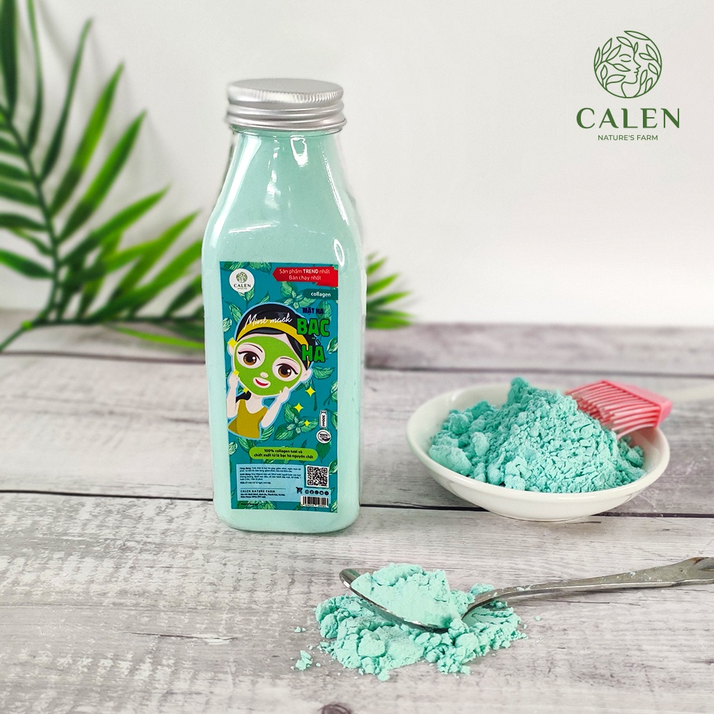 Mặt nạ dẻo dạng bột Calen collagen dùng trong Spa Cao Cấp Dưỡng Trắng Da, Cấp ẩm, Chống Lão Hóa, Ngừa Mụn