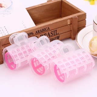 (SẴN)Set 3 lô cuốn tóc Hàn Quốc lõi nhựa siêu to dài tự dính uốn mái dài HaminStore
