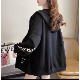 Áo khoác nỉ dây kéo form to y hình thời trang trẻ trung , hottrend dành cho các bạn nữ KB FASHION