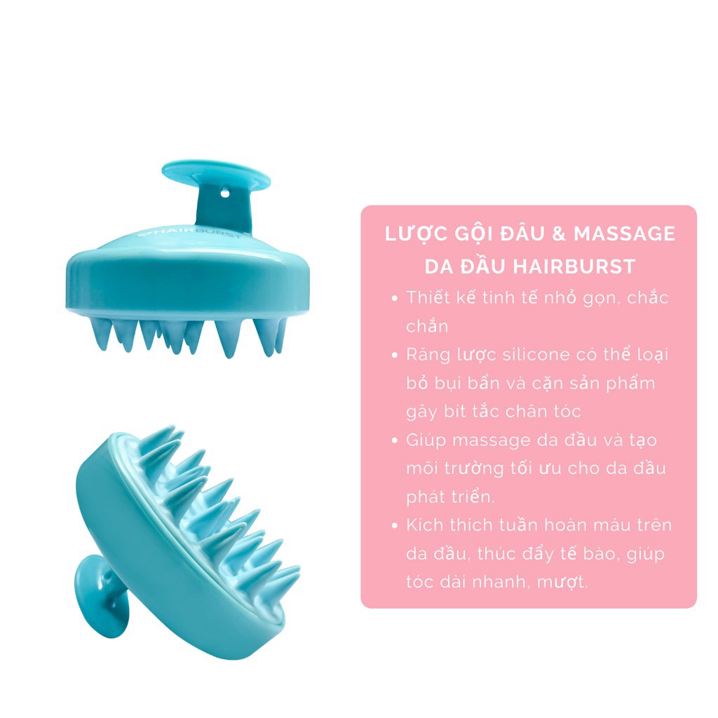 Lược Gội Đầu Và Massage Da Đầu Kích Thích Mọc Tóc Hairburst