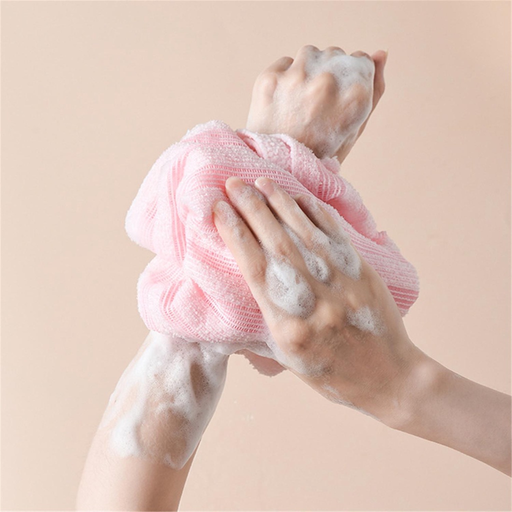 HAPPYNOOK Khăn tắm tẩy tế bào chết Da mịn màng Chà xát toàn thân Khăn lau Massage