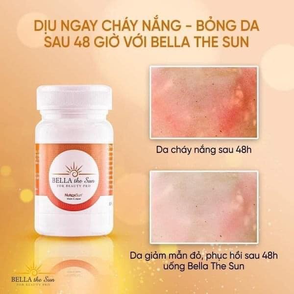 Viên uống Bella The Sun chống nắng và giảm sạm nám 30 viên