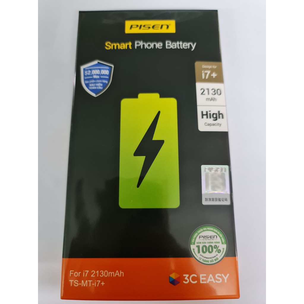 Pin Sạc Pisen TS-MT -i7(IP7,3.8V) Dung Lượng Cao - Hàng Chính Hãng ...