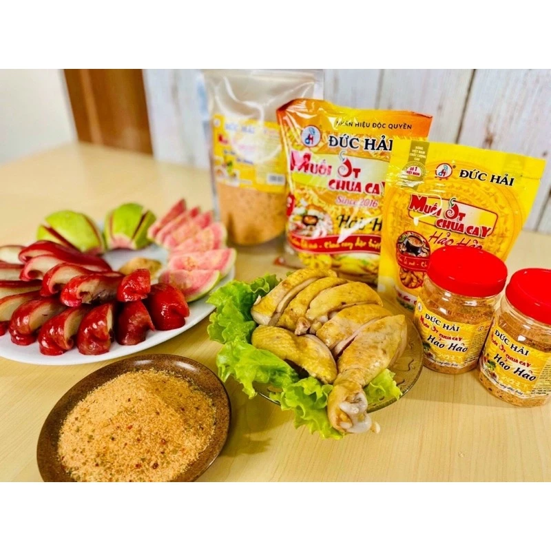 Muối tôm Tây Ninh Đức Hải 500g hạt to siêu thơm ngon