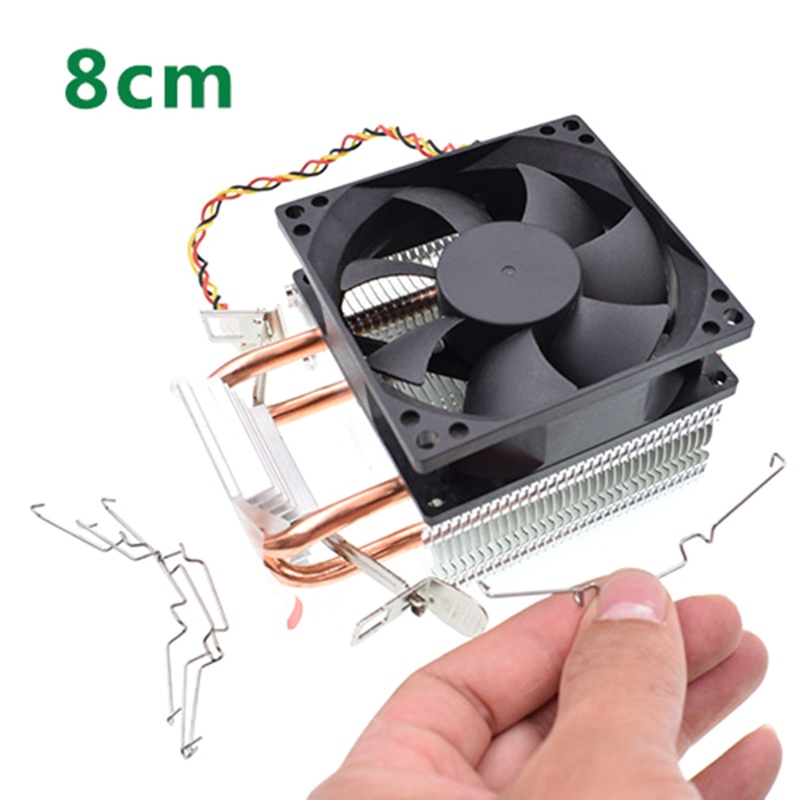 Heat  Fan Buckle Heat  Buckle Elastic Steel CPU Fan Hook Brackets  2pcs