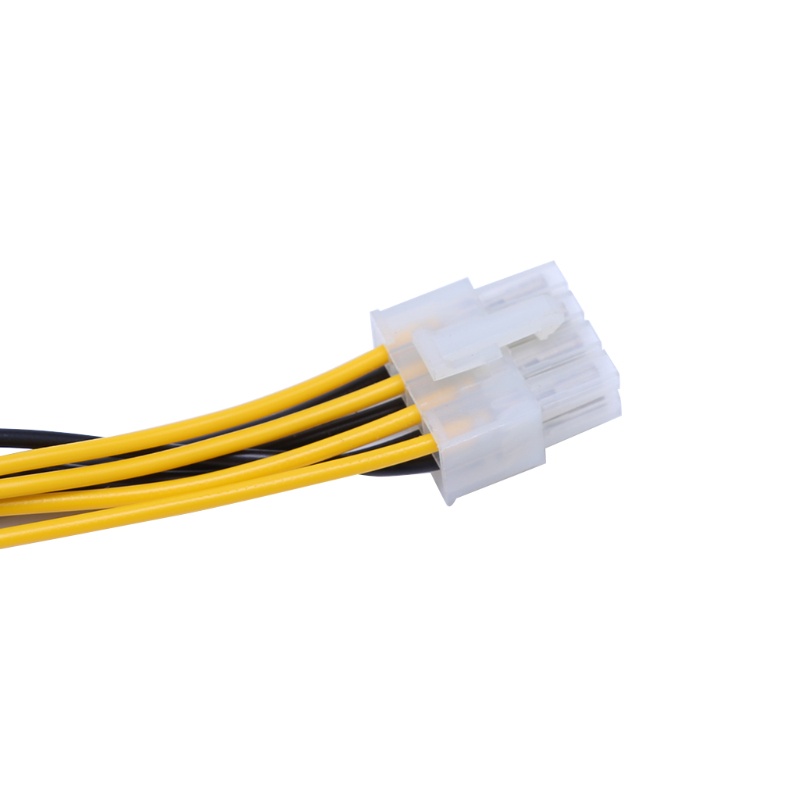 IOR ATX 4 chân sang 8 chân PC CPU Bộ chuyển đổi nguồn điện Cáp chuyển đổi 20cm 7 87in