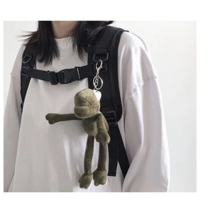 Phụ kiện móc khoá ếch ộp nhồi bông Siu cute -