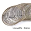 Flgo 100 Miếng Nhớ Đính Hạt Dây Thép Lắc Tay Vòng Tay 0 6 Mm Cho Trang Sức Làm Đồ Dùng DIY Nghệ Thuật Gói Quyến Rũ