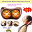 Gối Massage Cổ Vai Gáy Hồng Ngoại 8 Bi Xoay 2 Chiều Công Nghệ Nhật Bản, Máy Massage Cổ Vai Gáy