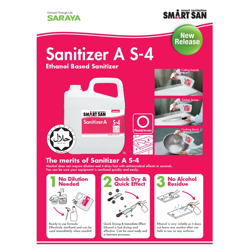 Ảnh Bình xịt rỗng đựng dung dịch Saraya Smart San dạng phun, kèm đầu bơm phun sương - 500ml 2