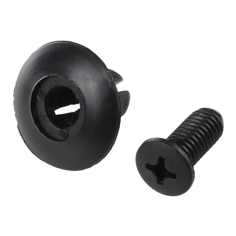 20 Chiếc 8 Mm Lỗ Đẩy Trong Mở Rộng Vít Bảng Kẹp Nhựa Đinh Tán Đen