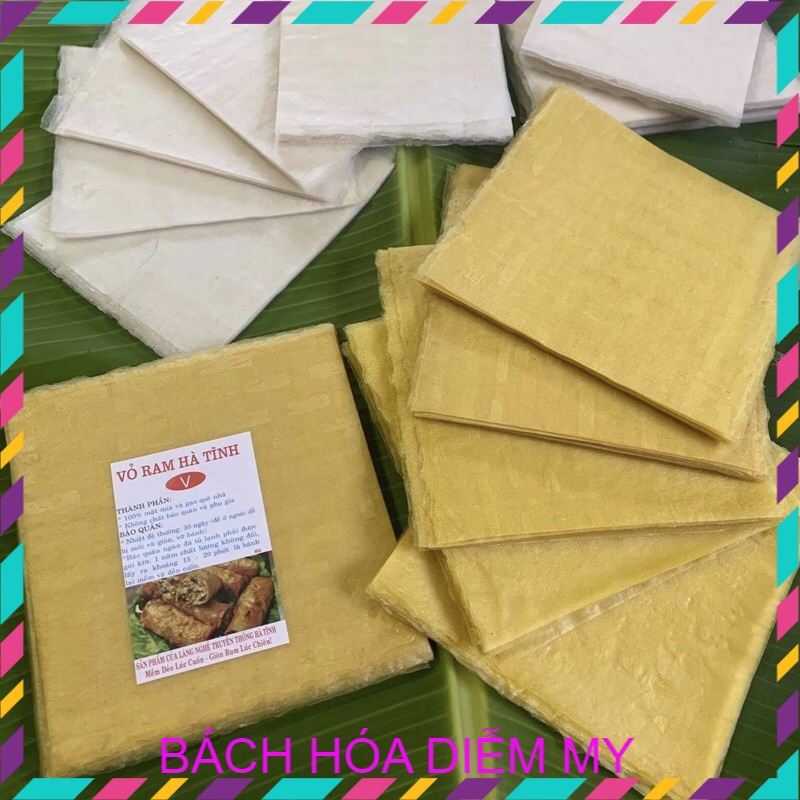 Vỏ Ram Hà Tĩnh Loại 1 Bánh Đa Nem Cuốn Tệp Dày 80-90 Lá | Shopee Việt Nam