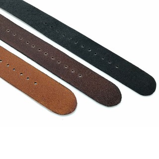 Phong Cách Mới NATO Dây Da Thật Dây Đeo Đồng Hồ NATO Dây Da Thời Trang Dây Đeo Zulu Đồng Hồ Thay Thế 18mm 20mm 22mm