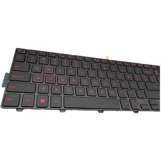 Bàn phím Laptop tương thích thay thế cho Dell Inspiron 15-5577 15-5576 7559 7557 P57F keyboard LED Đỏ