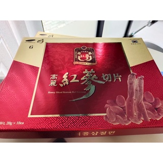 Hồng Sâm thái lát tẩm Mật Ong SAMBOK Hàn Quốc hộp 200g