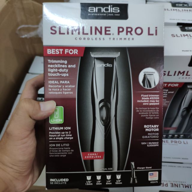 Tông đơ trấn viền Andis Slimline Pro Li phiên bản đen | Shopee Việt Nam