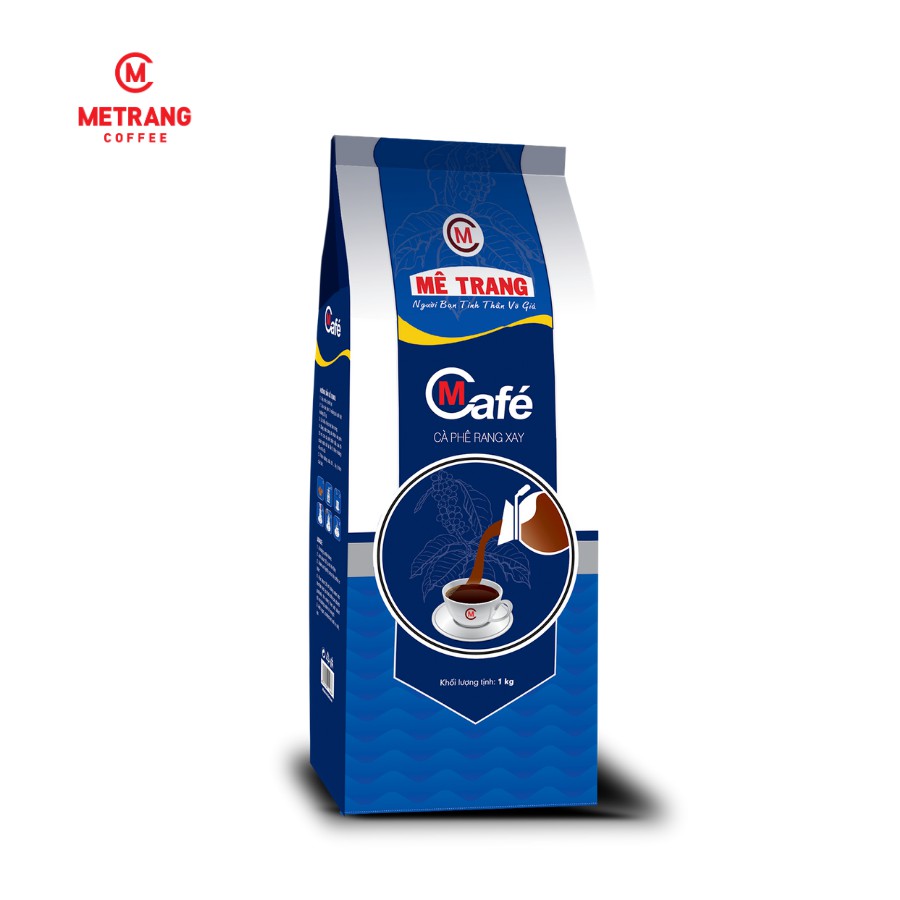 Ảnh Cà phê pha phin, cà phê bột MCafe - Mê Trang, túi 1Kg cà phê bột & hạt 1