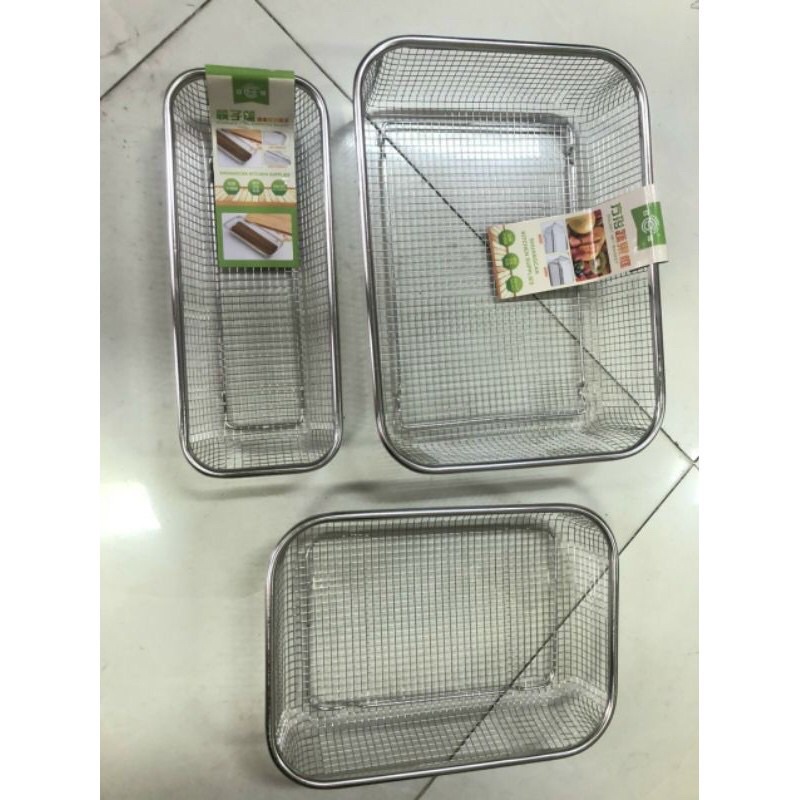 Rổ Lưới Inox 304 Tiện Dụng Có 3 Kích Cỡ | Shopee Việt Nam