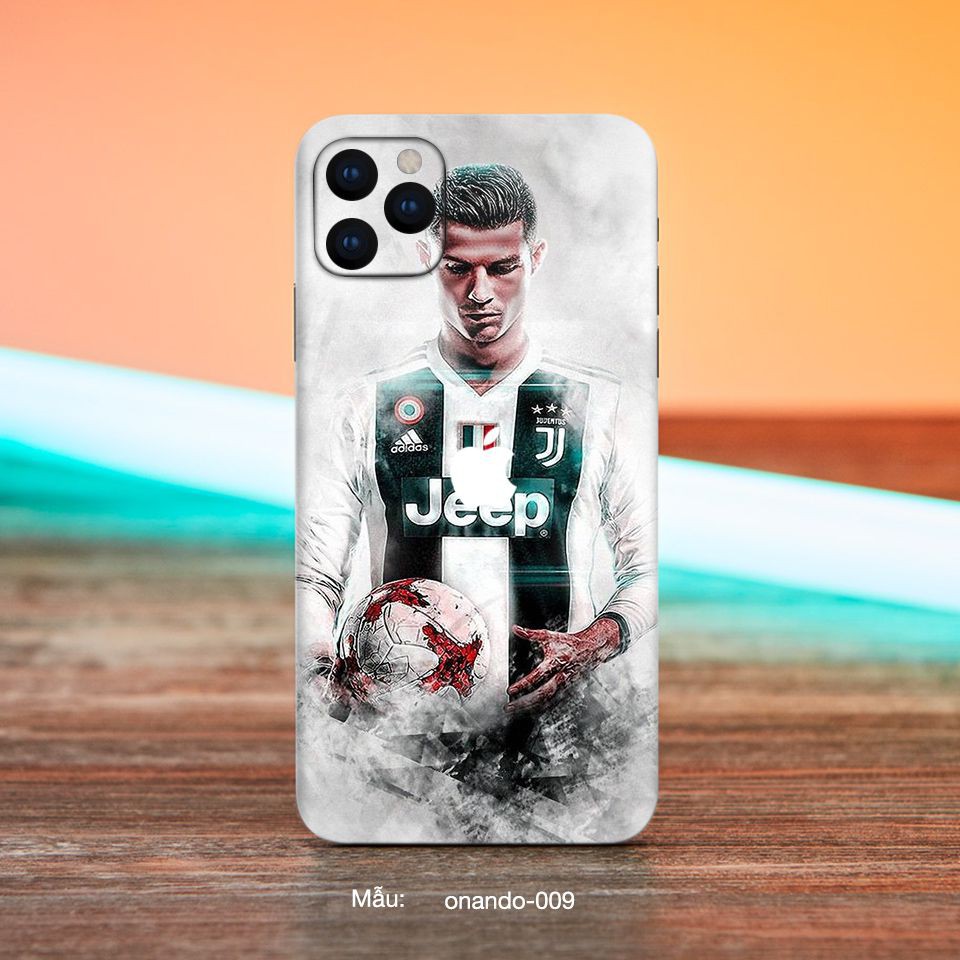 Miếng dán skin iPhone X/XS/XSMax in hình RONANDO cực đẹp