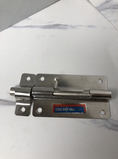 Chốt cửa inox tặng kèm vít - Kim Khí Dung Anh