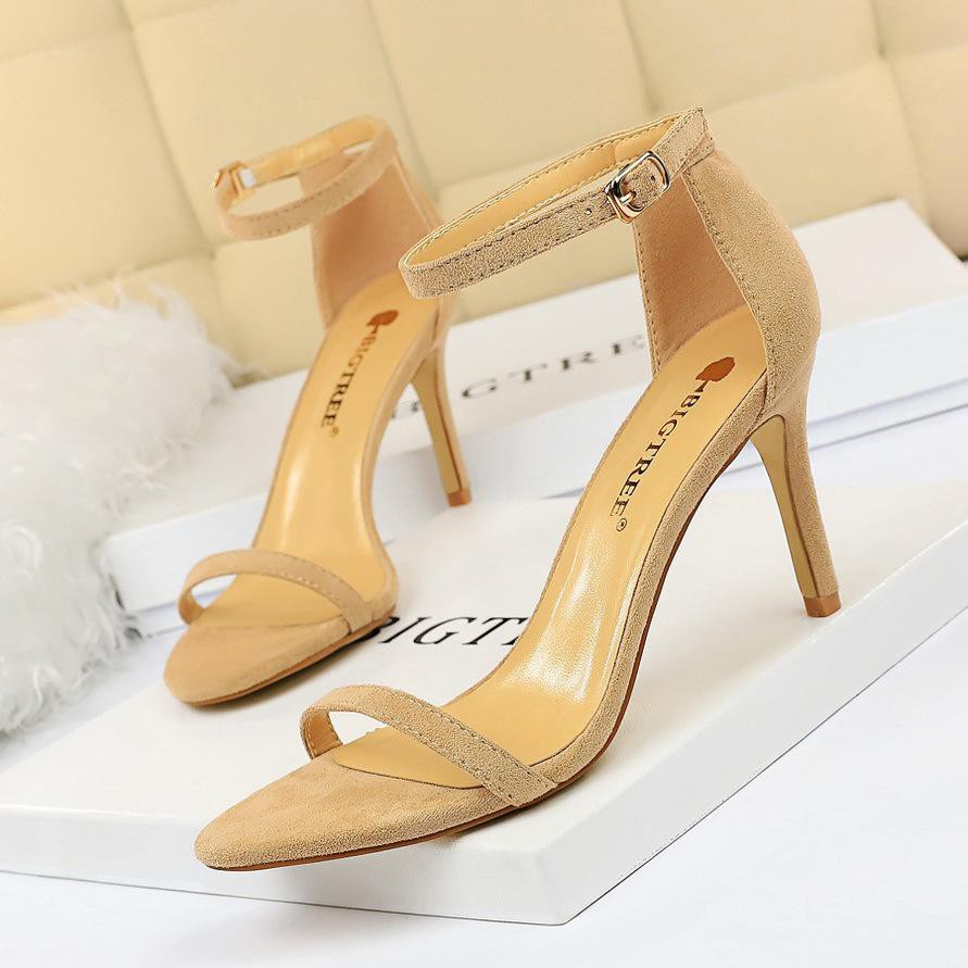 SANDAL BASIC 126-A9 DA LỘN HÀNG CHÍNH HÃNG 7.5CM LOẠI THẤP GÓT NHỌN P13 ...
