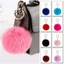 GODD 1 Chiếc 8cm Giả Lông Túi Móc Khóa Pompom Xe Móc Khóa Trang Sức Ba Lô Quyến Rũ