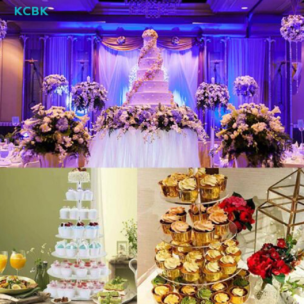 Giá Đỡ 6 Tầng Trưng Bày Bánh Kem Bằng Acrylic Trong Suốt