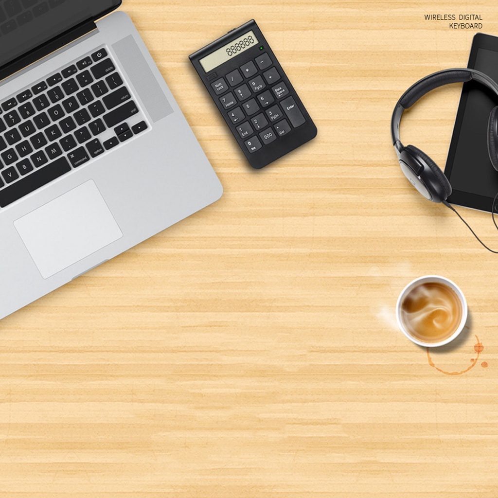 Bàn phím số không dây 2.4G USB Mini cho máy tính xách tay PC