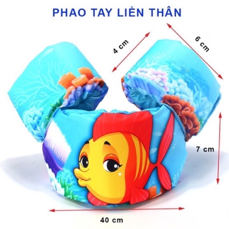 Set Áo Phao ngực kèm phao tay 🌹 Phao ngực cho bé tập bơi