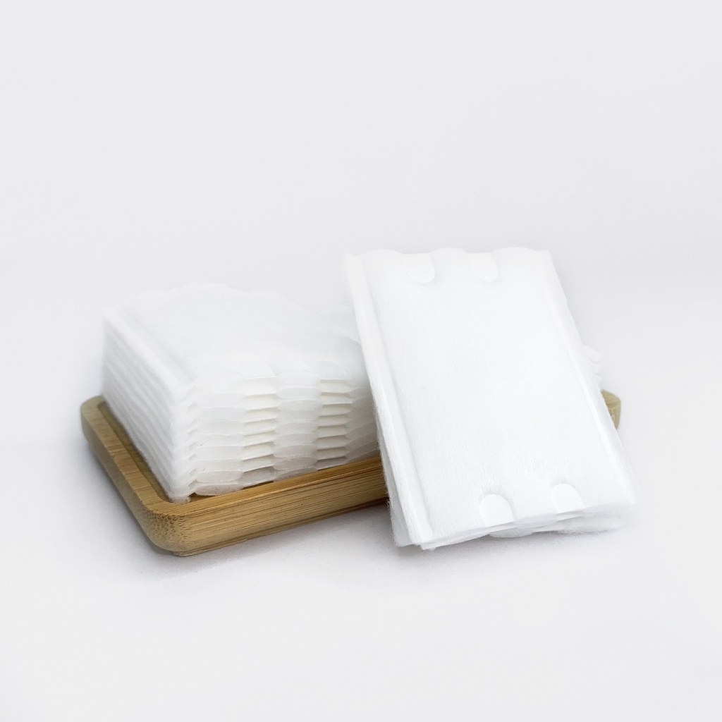 Ảnh Bông tẩy trang Slisoft cotton không dệt, mềm mịn an toàn cho da 2