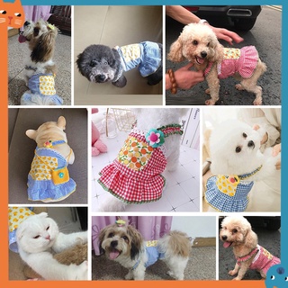 Chó Con Váy Quần Áo Thú Cưng Quần Áo Chó Mèo Sling Váy Chó Shih Tzu Váy